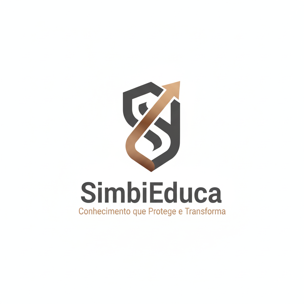 SimbiEduca - Logo do curso de segurança para porteiros e controladores de acesso